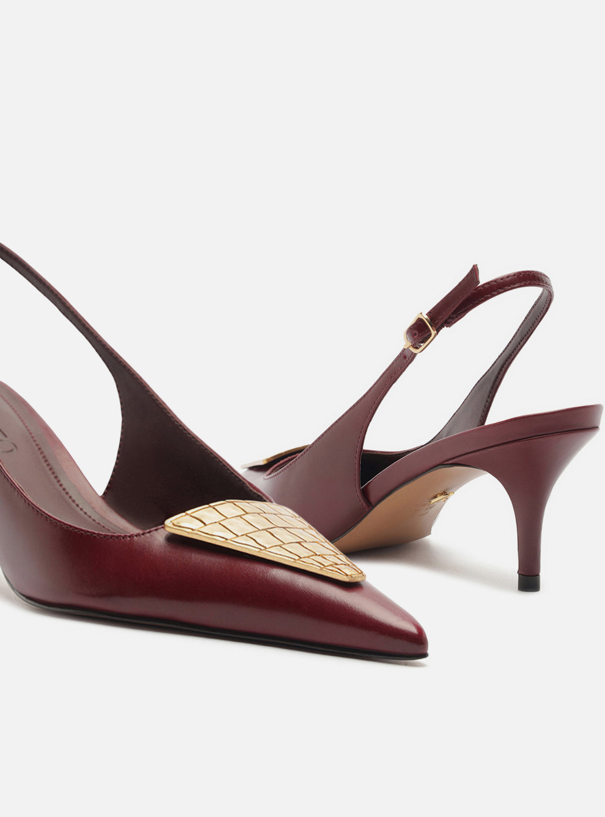 Berkely Mid Stiletto Leather Pump Pumps Fall 26