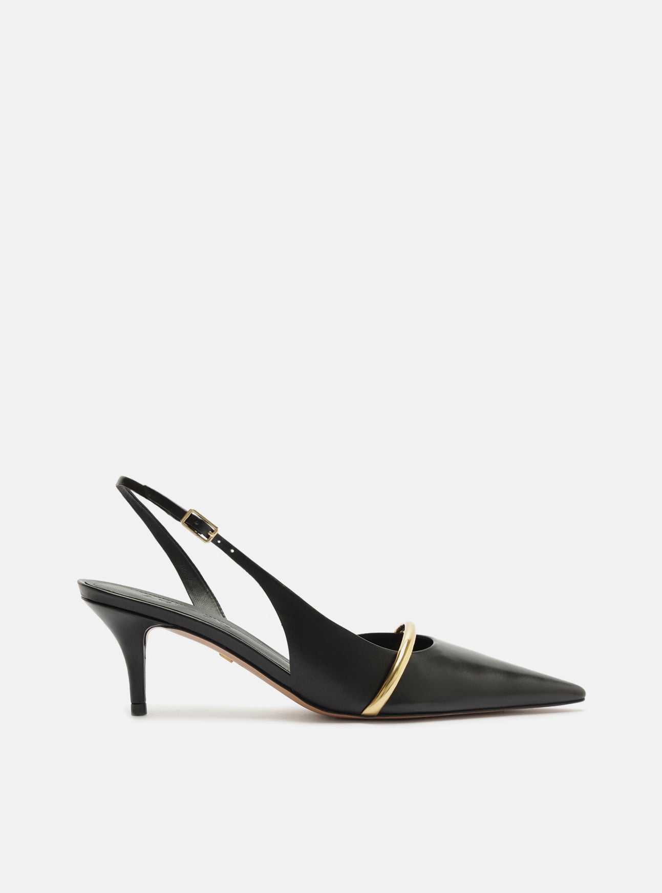 Margaret Mid Stiletto Leather Pump Pumps Fall 26