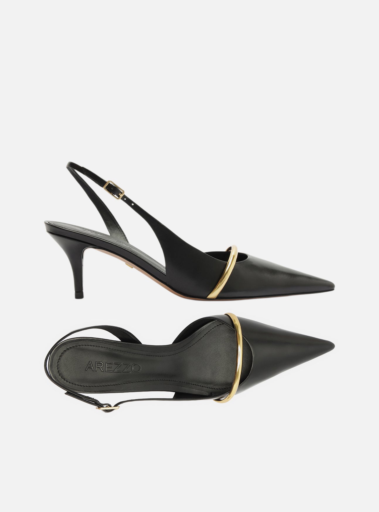 Margaret Mid Stiletto Leather Pump Pumps Fall 26