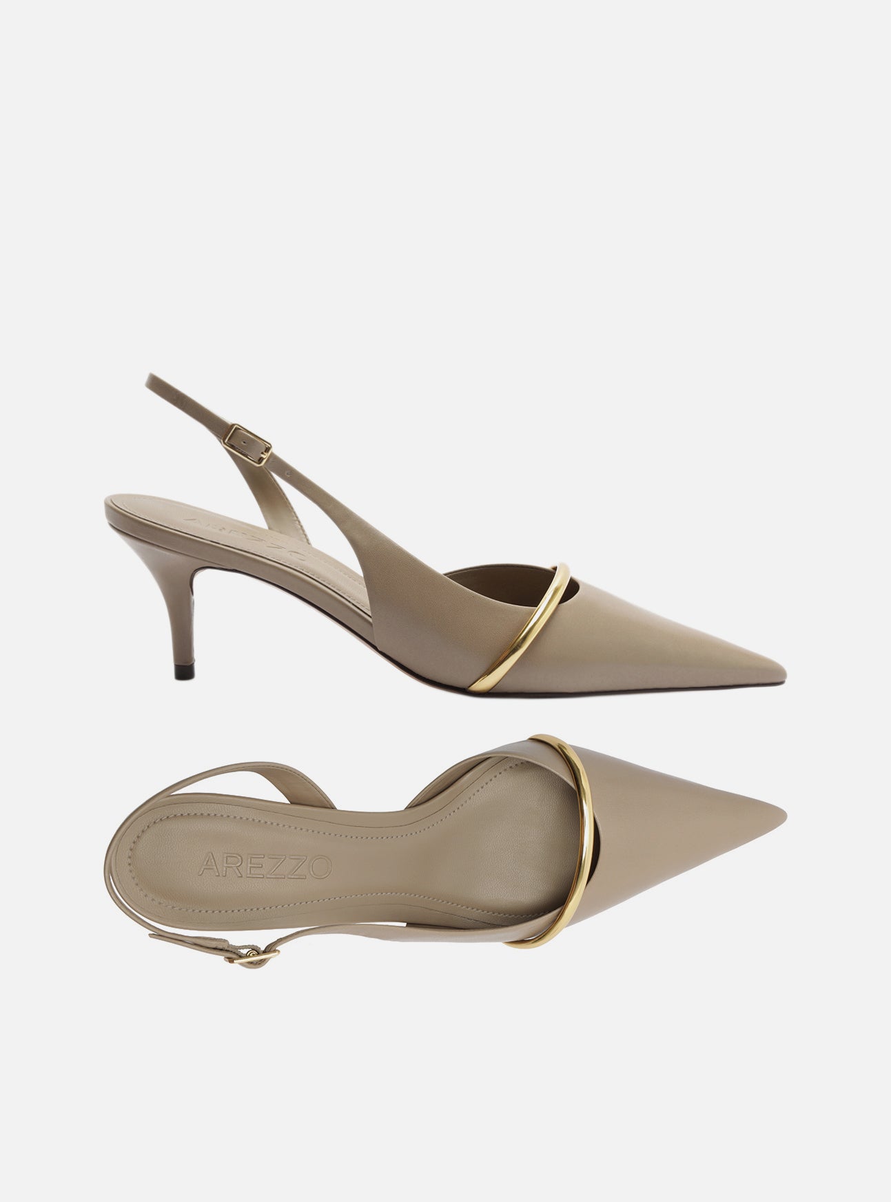 Margaret Mid Stiletto Leather Pump Pumps Fall 26