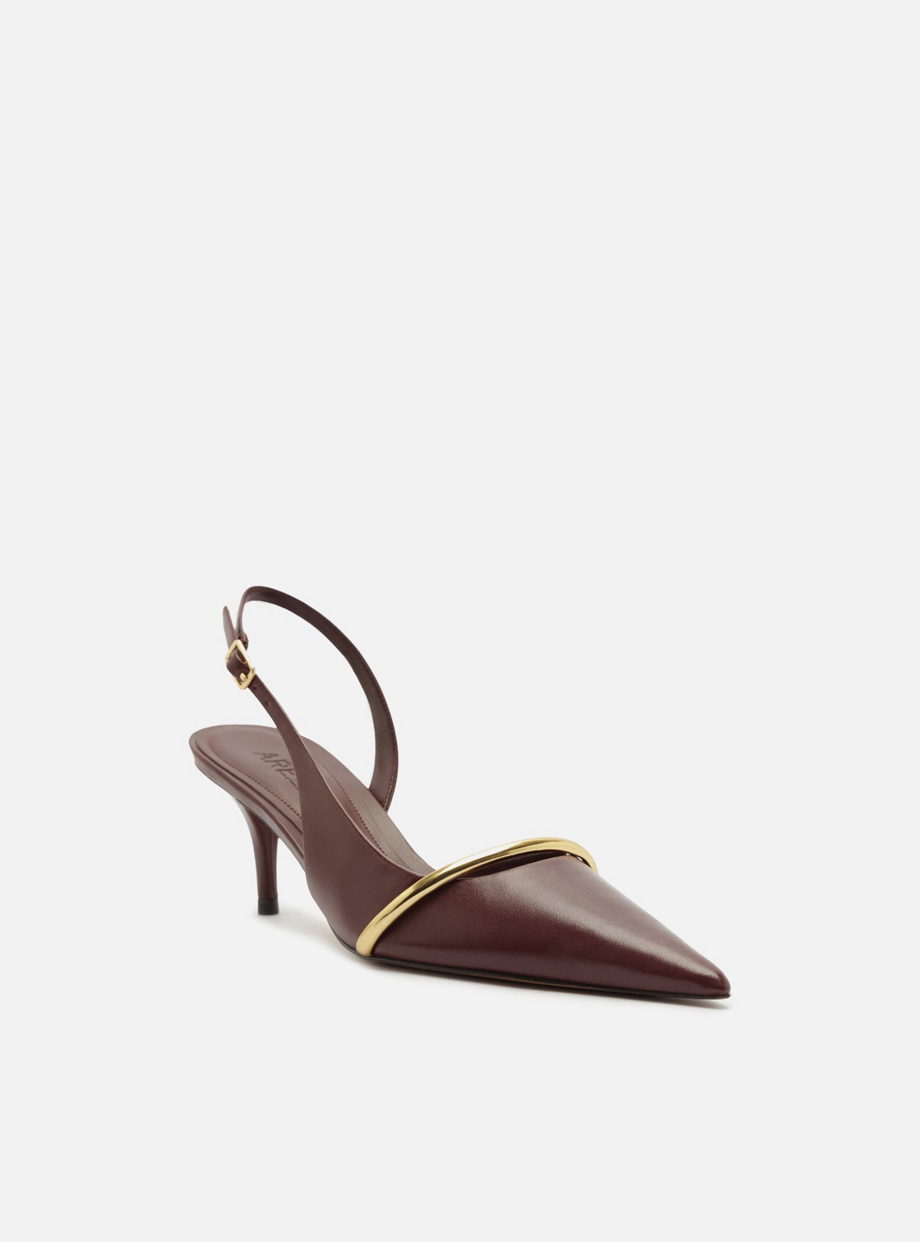 Margaret Mid Stiletto Leather Pump Pumps Fall 26