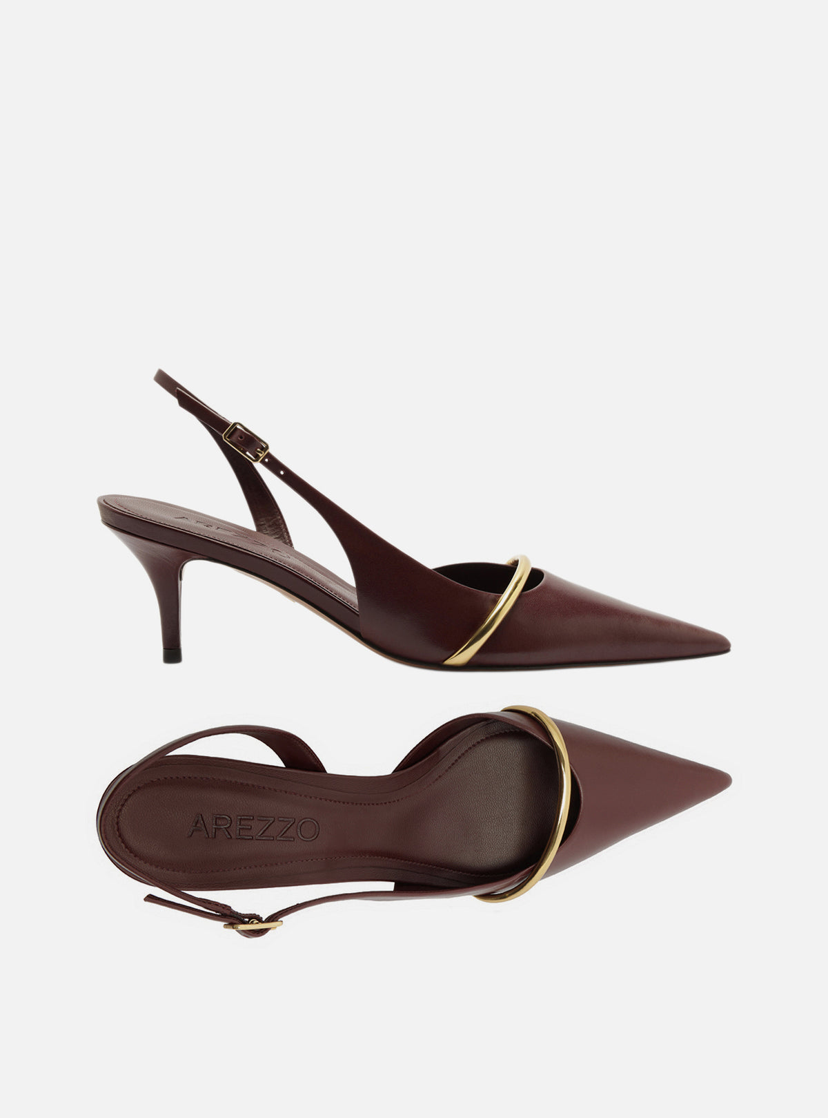Margaret Mid Stiletto Leather Pump Pumps Fall 26