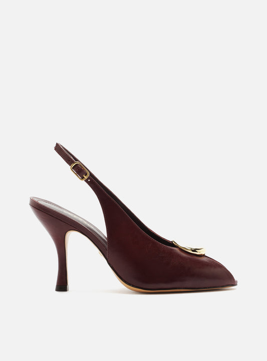 Olivia High Stiletto Leather Pump Pumps R/26