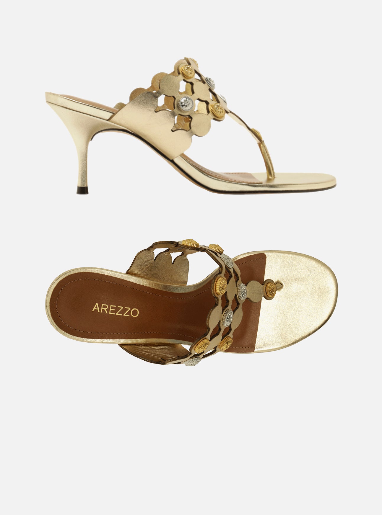 Haven Mid Stiletto Leather Sandal Sandals S/26