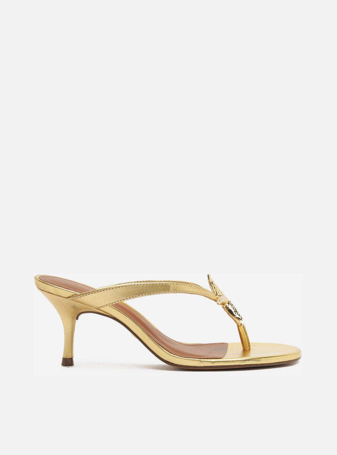 Yara Mid Stiletto Leather Sandal Sandals S/26