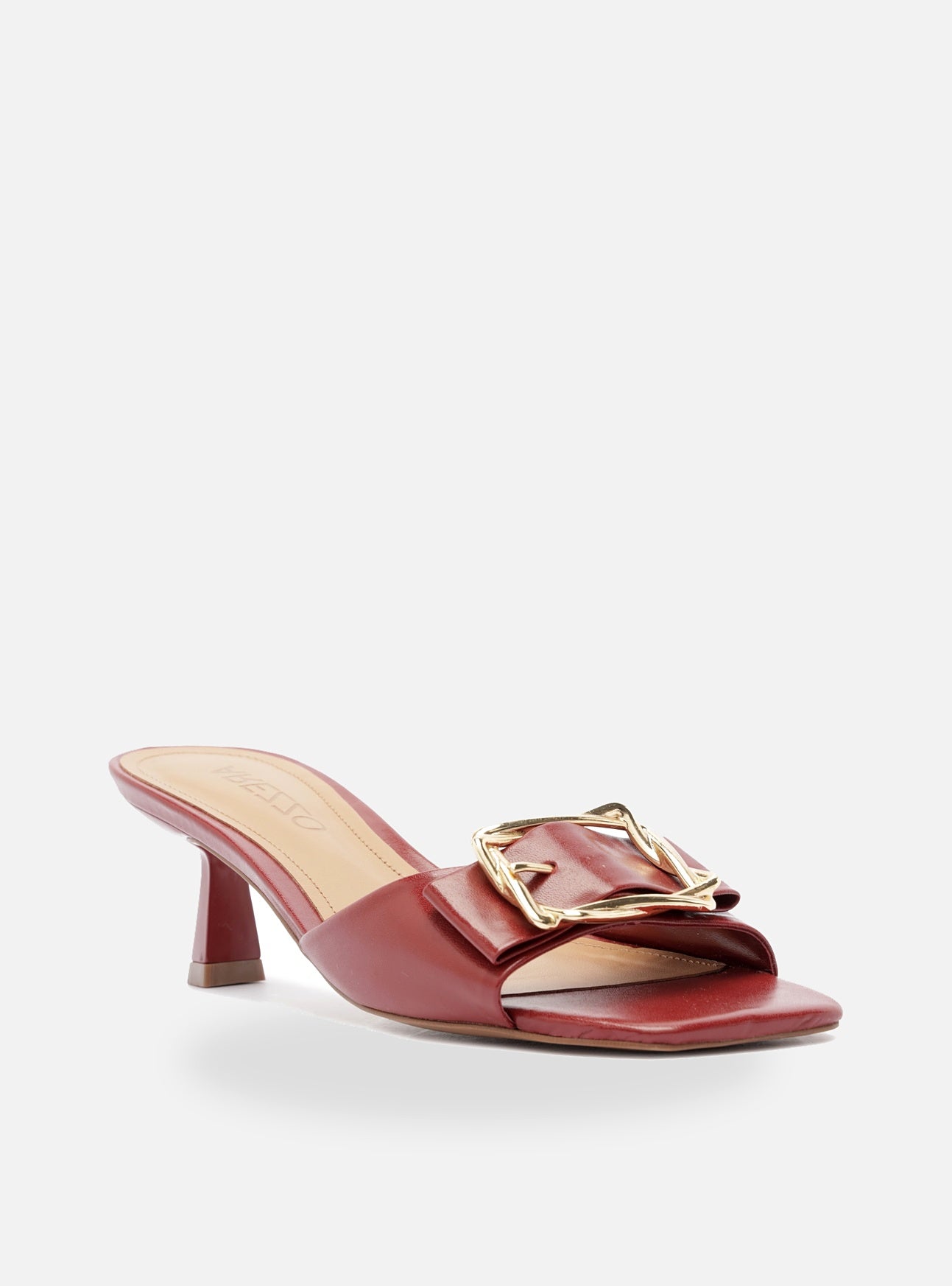 Florence Mid Stiletto Leather Sandal Sandals Fall 26
