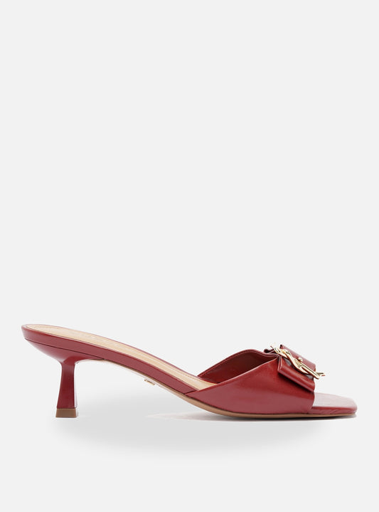 Florence Mid Stiletto Leather Sandal Sandals Fall 26