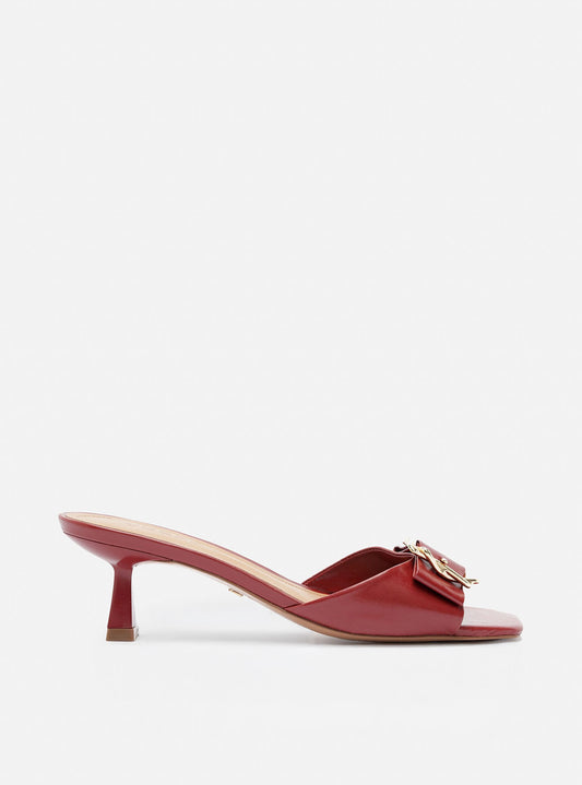 Florence Mid Stiletto Leather Sandal