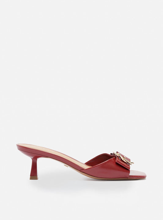 Florence Mid Stiletto Leather Sandal