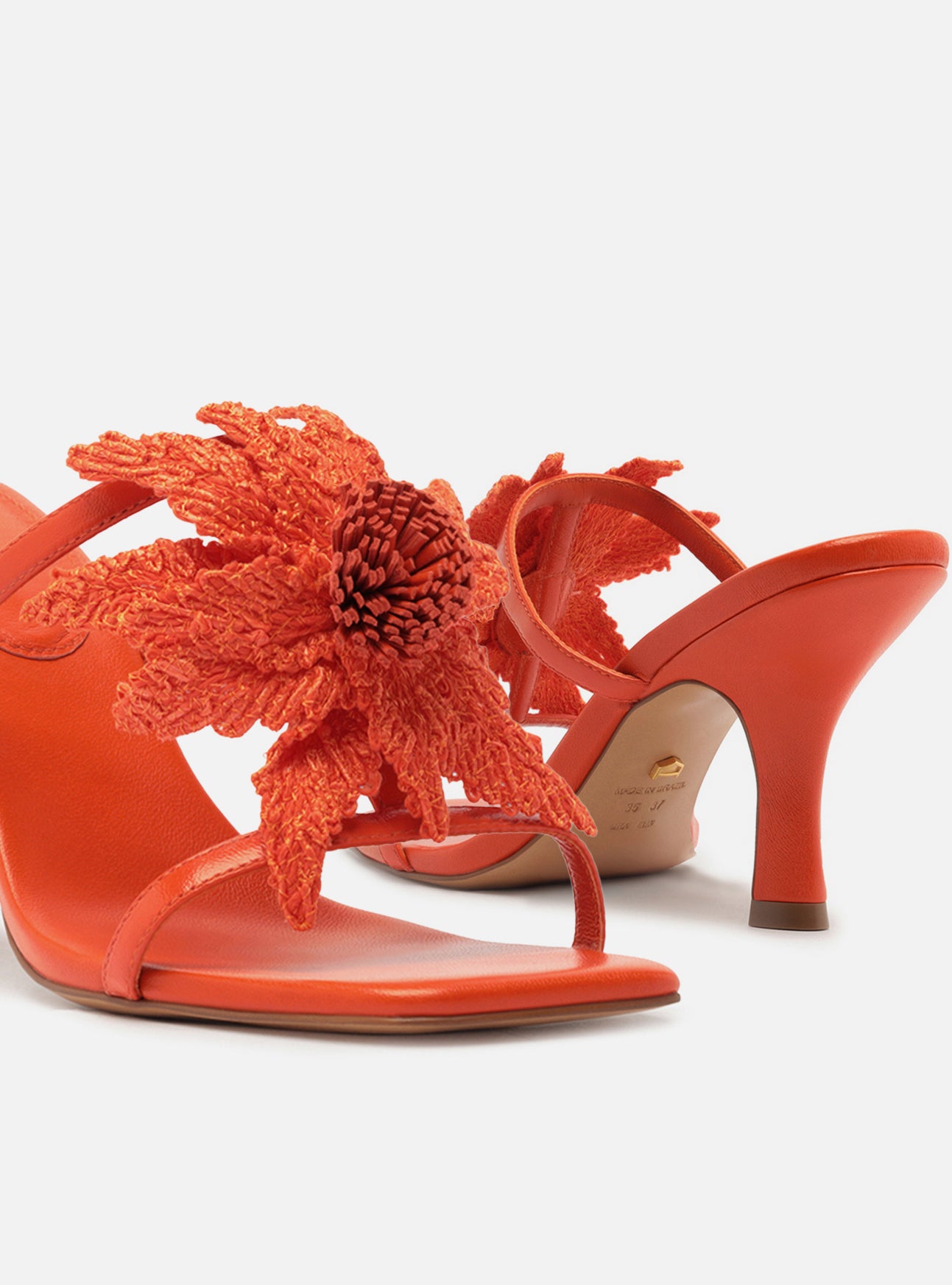 Cali High Stiletto Leather Sandal