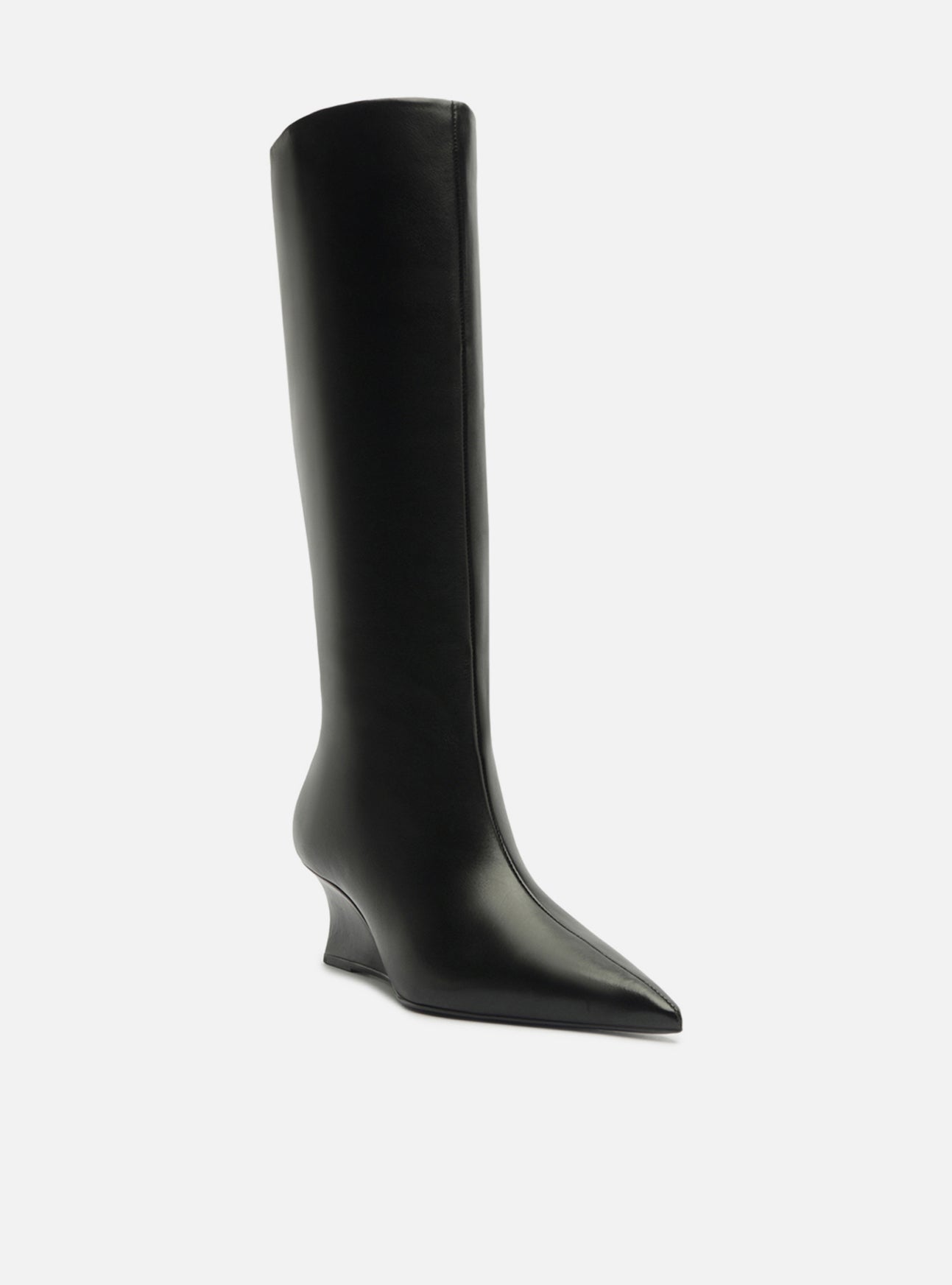 Courtney Wedge Leather Boot Boots Fall 26