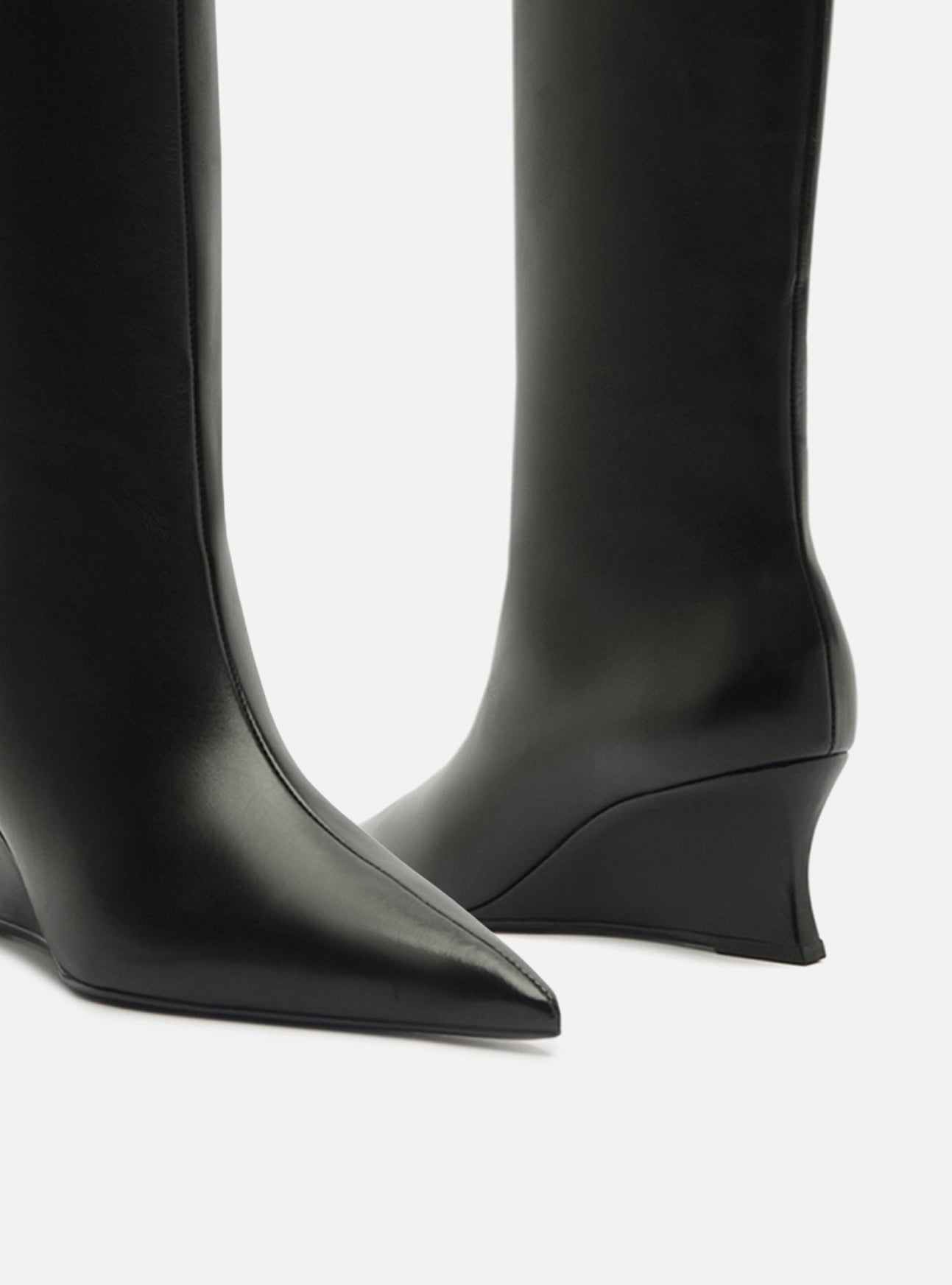 Courtney Wedge Leather Boot Boots Fall 26
