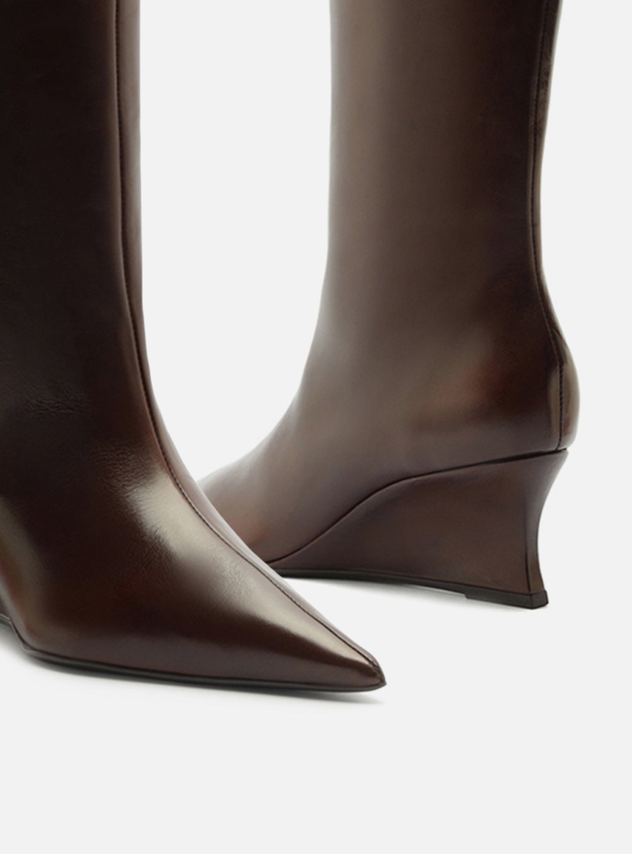 Courtney Wedge Leather Boot Boots Fall 26