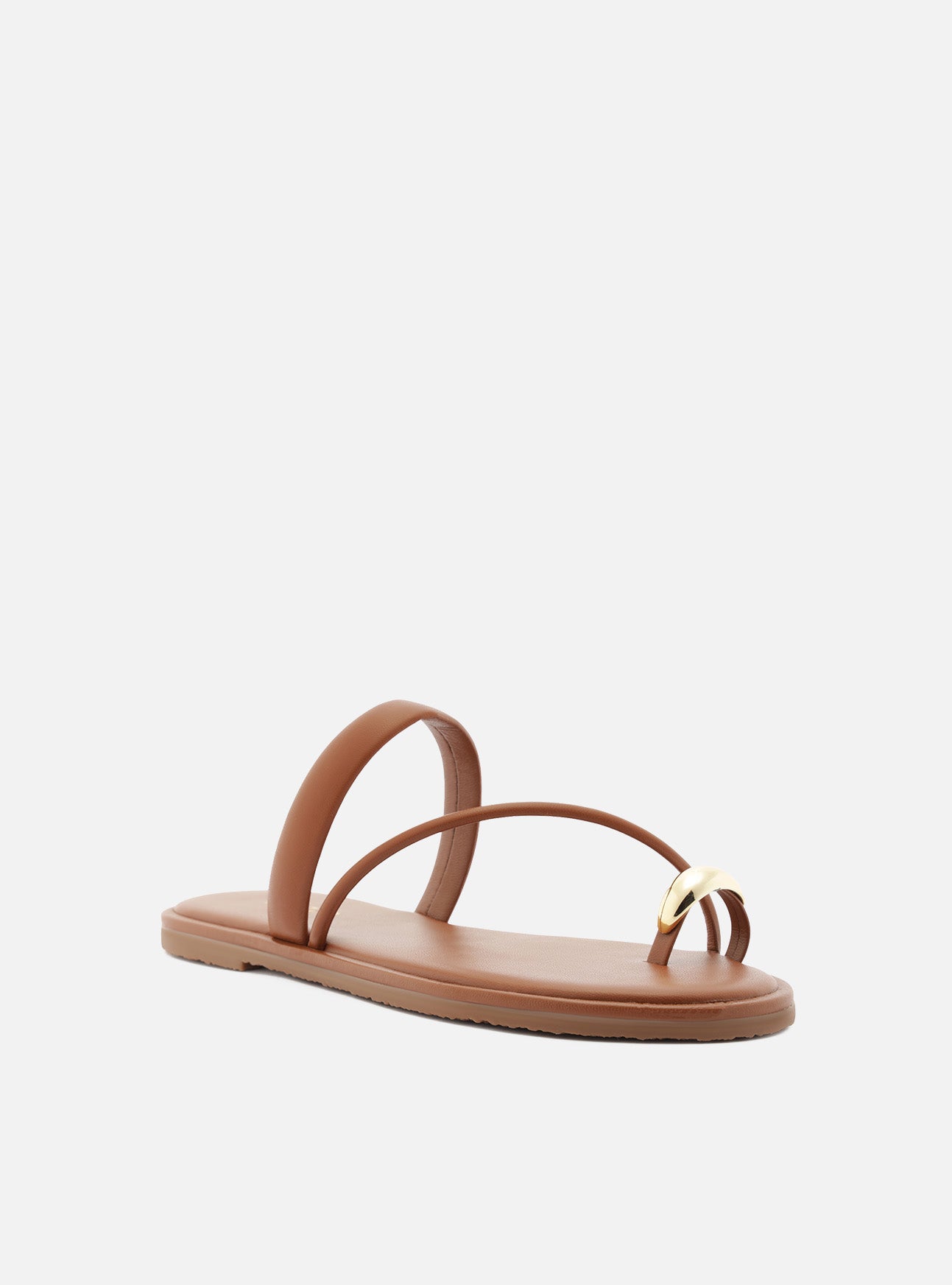 Pamela Eco Leather Flat Sandals S/26
