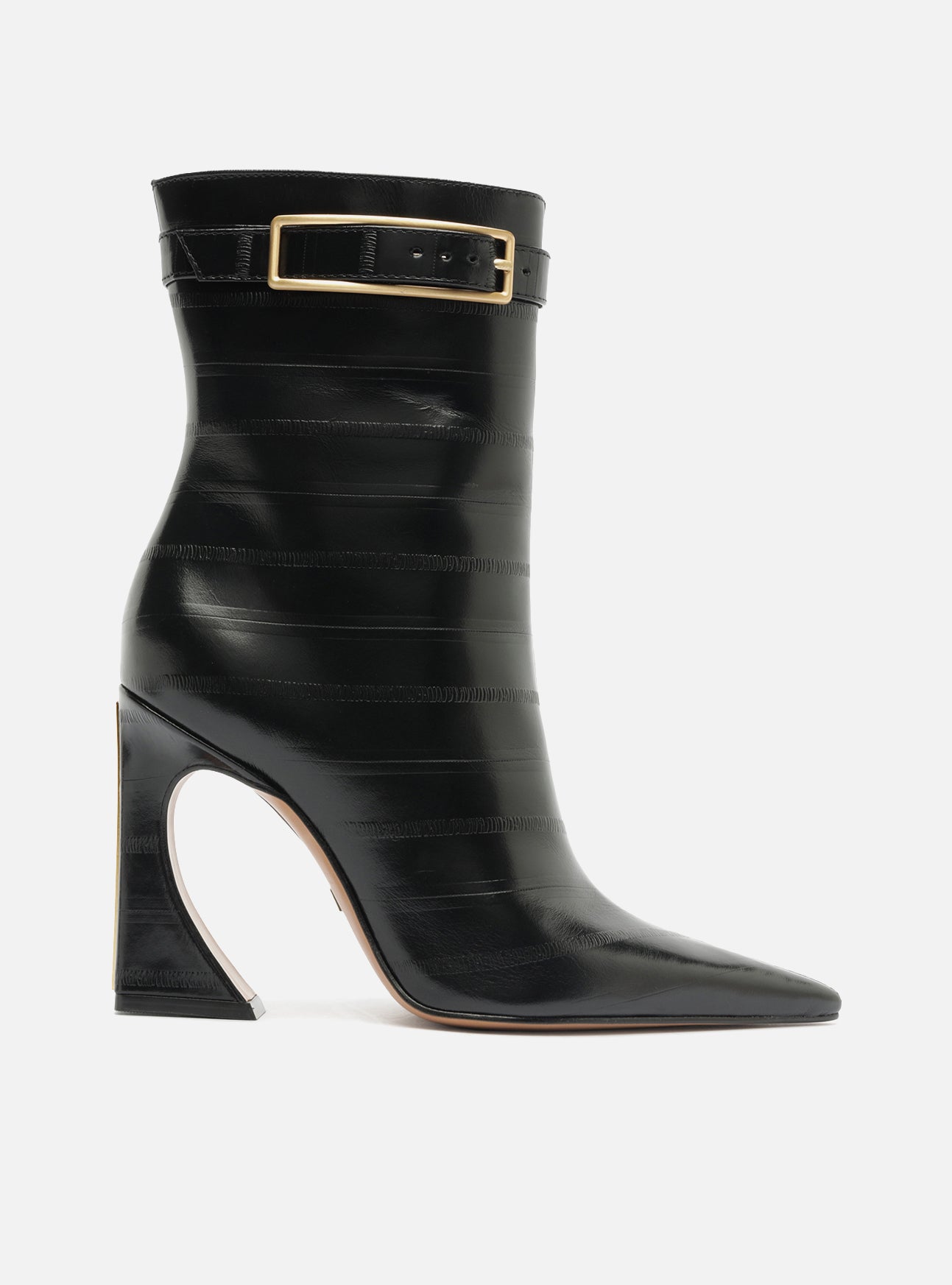 Noela High Block Leather Bootie Booties Fall 26