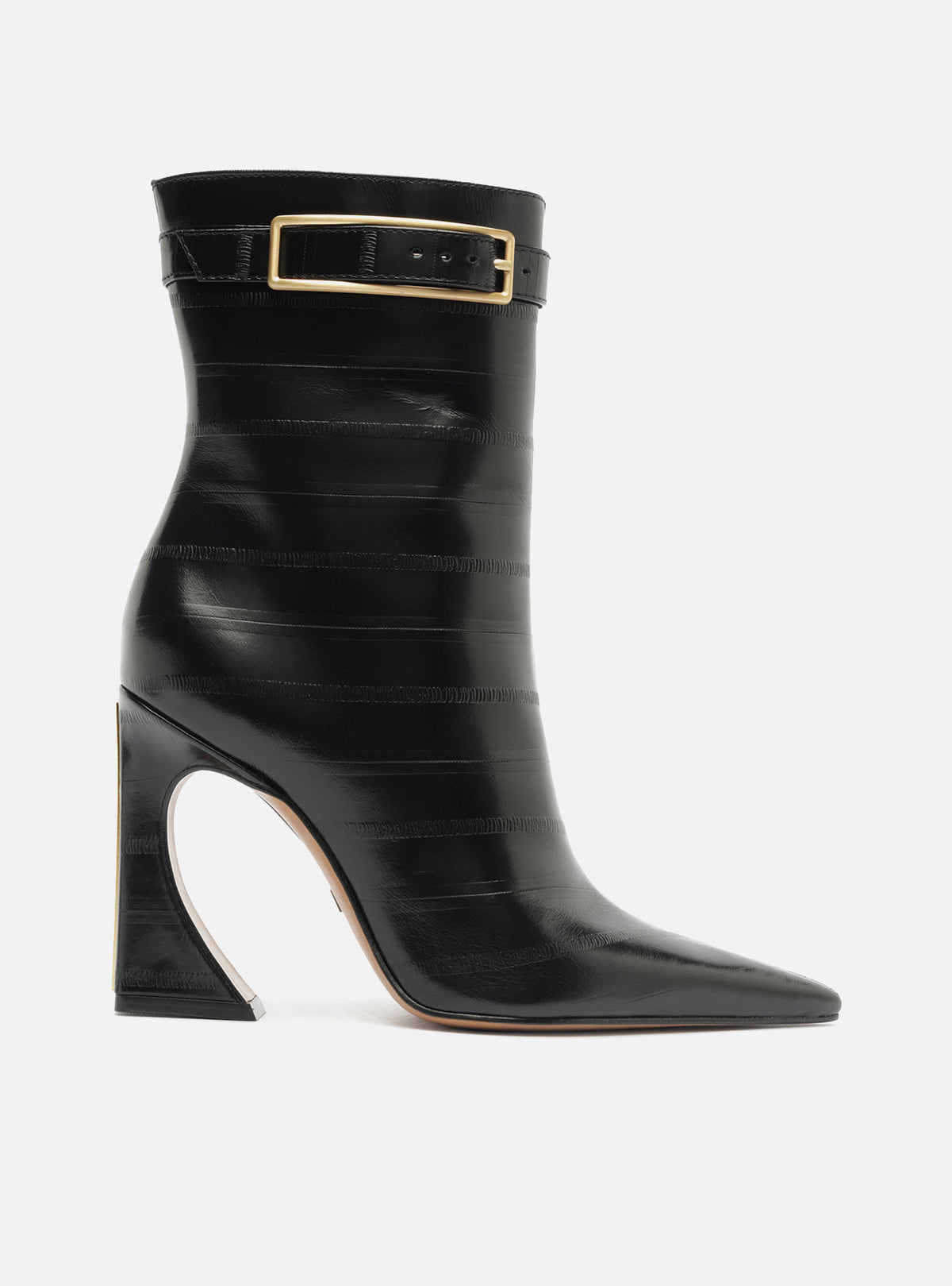 Noela High Block Leather Bootie Booties Fall 26