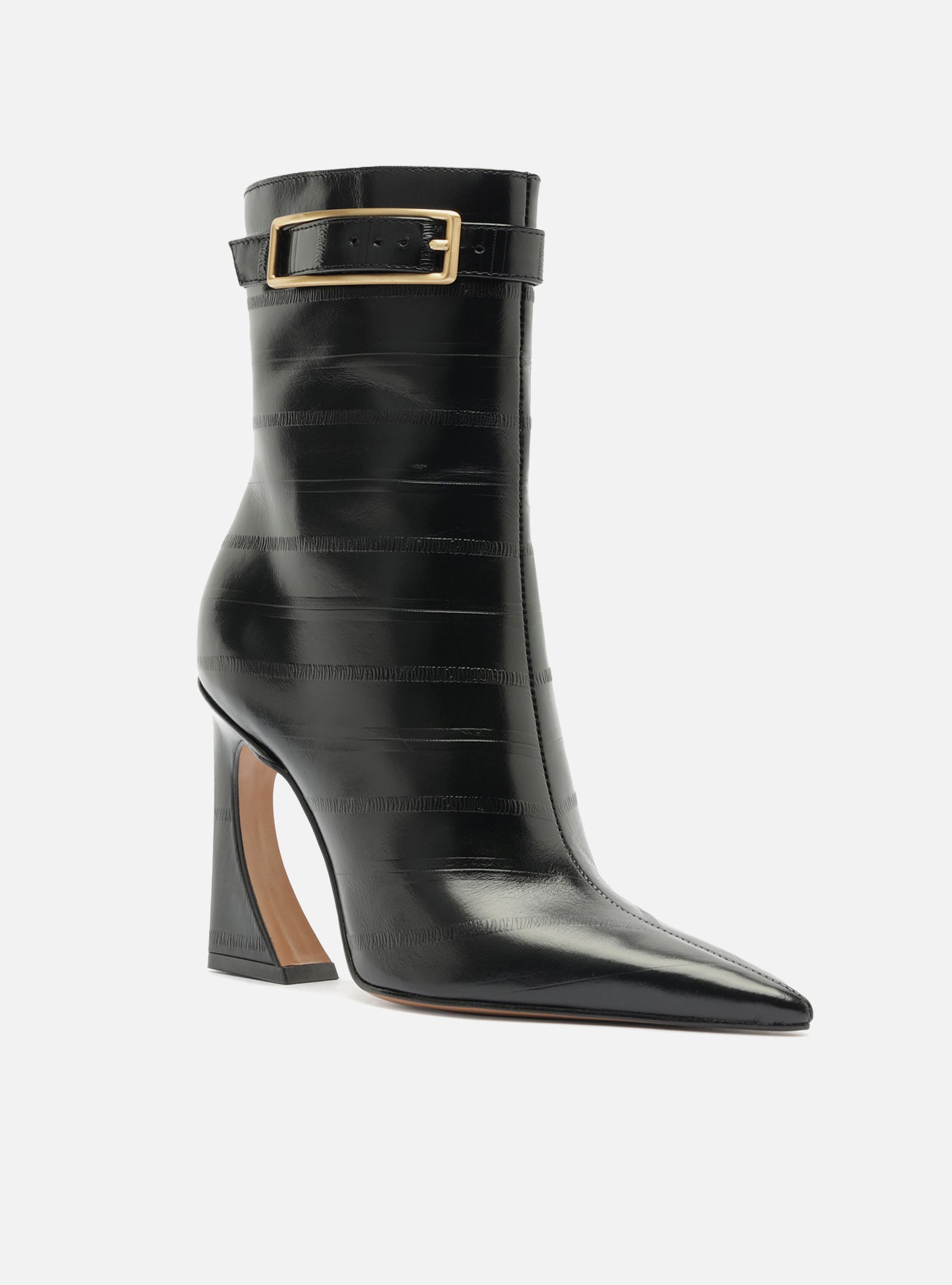 Noela High Block Leather Bootie Booties Fall 26