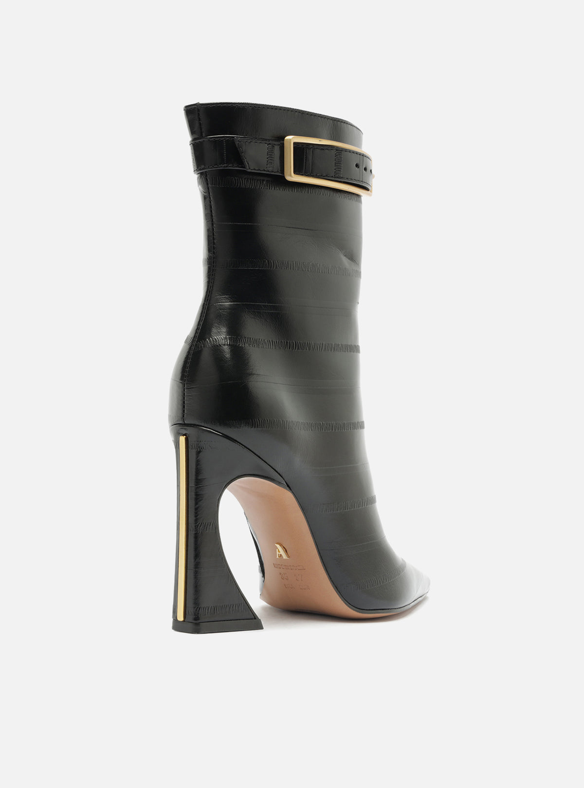 Noela High Block Leather Bootie Booties Fall 26