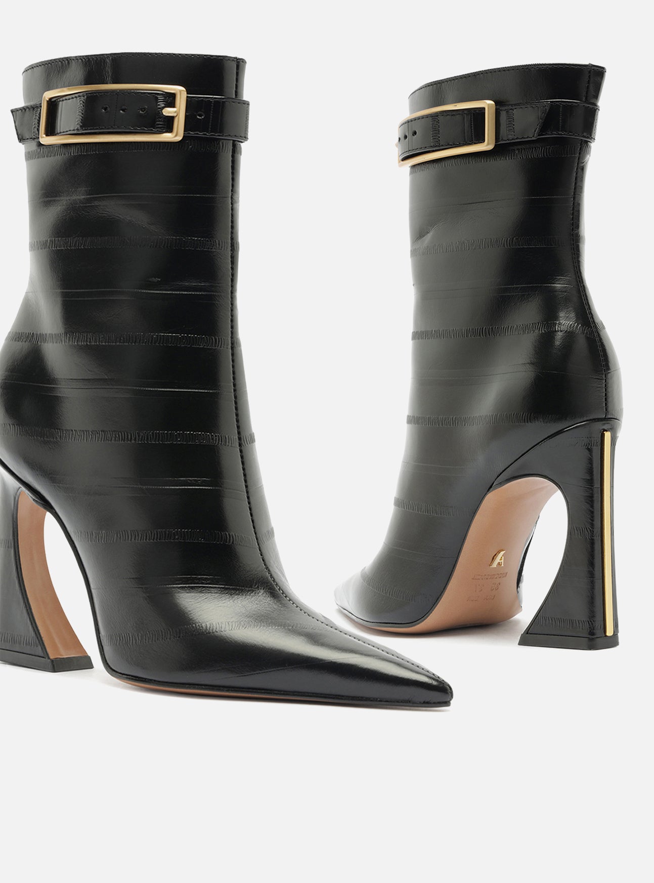 Noela High Block Leather Bootie Booties Fall 26