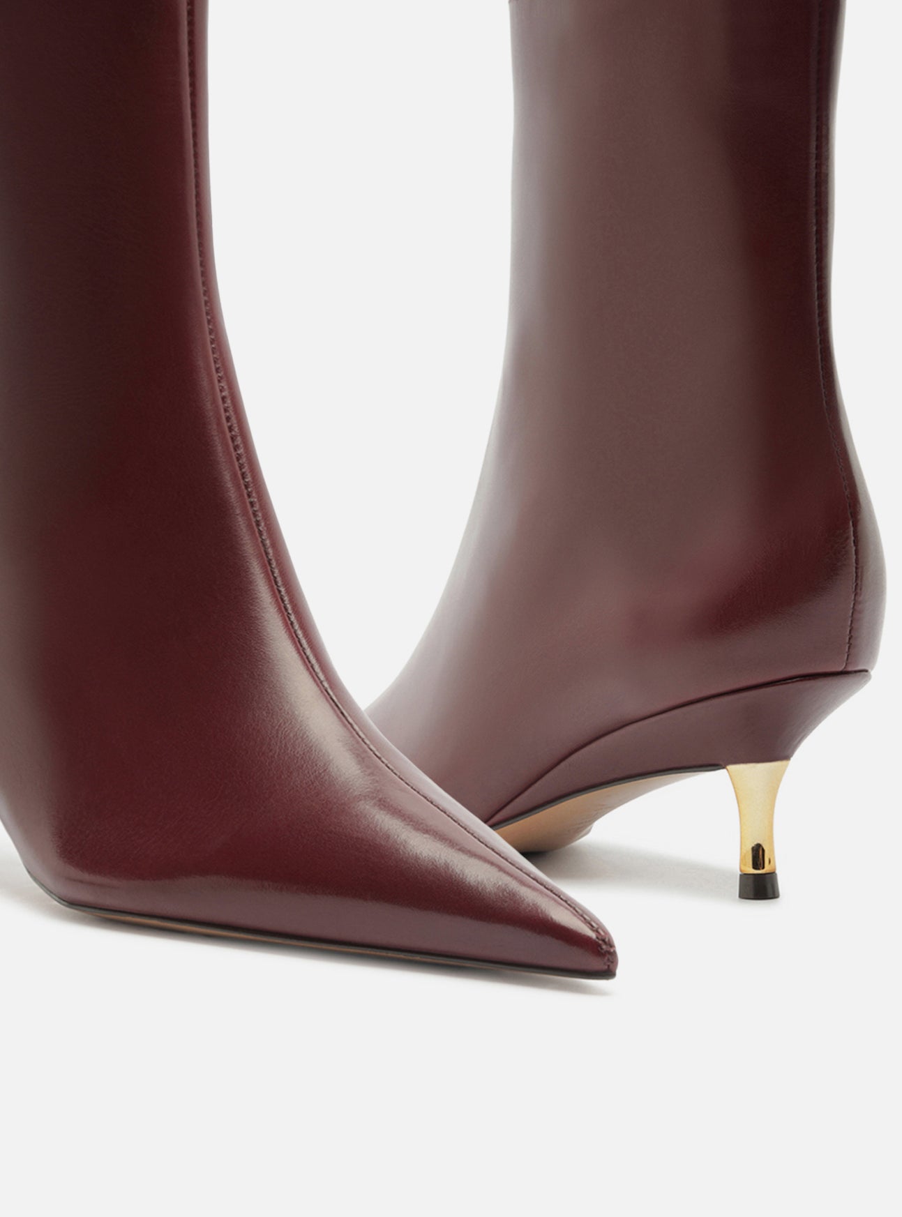 Dani Low Stiletto Leather Bootie Booties Fall 26