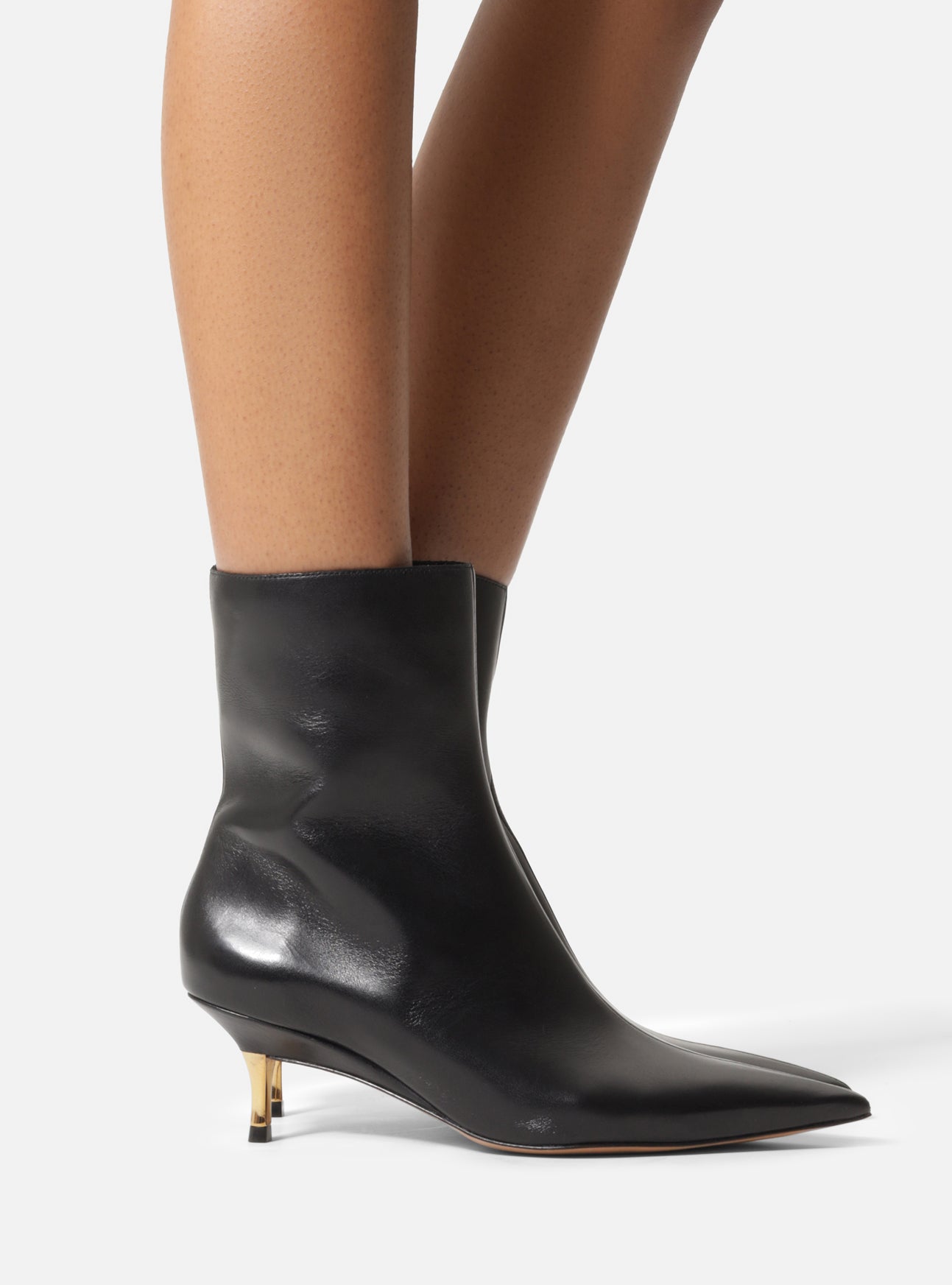 Dani Low Stiletto Leather Bootie Booties Fall 26