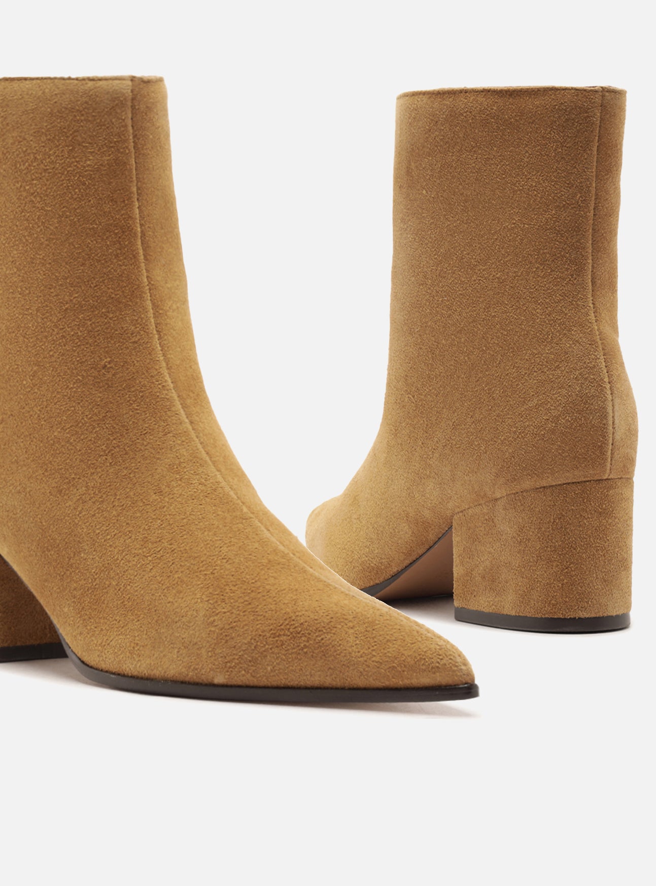 Ally Mid Block Suede Bootie Booties Fall 26