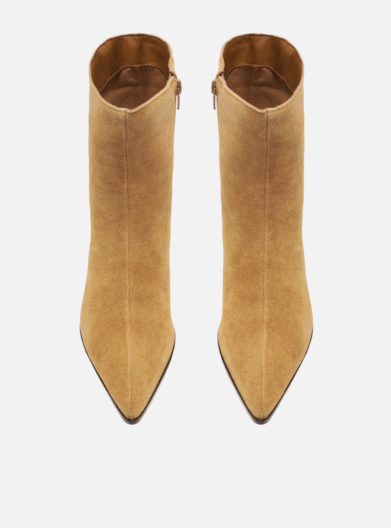 Ally Mid Block Suede Bootie Booties Fall 26
