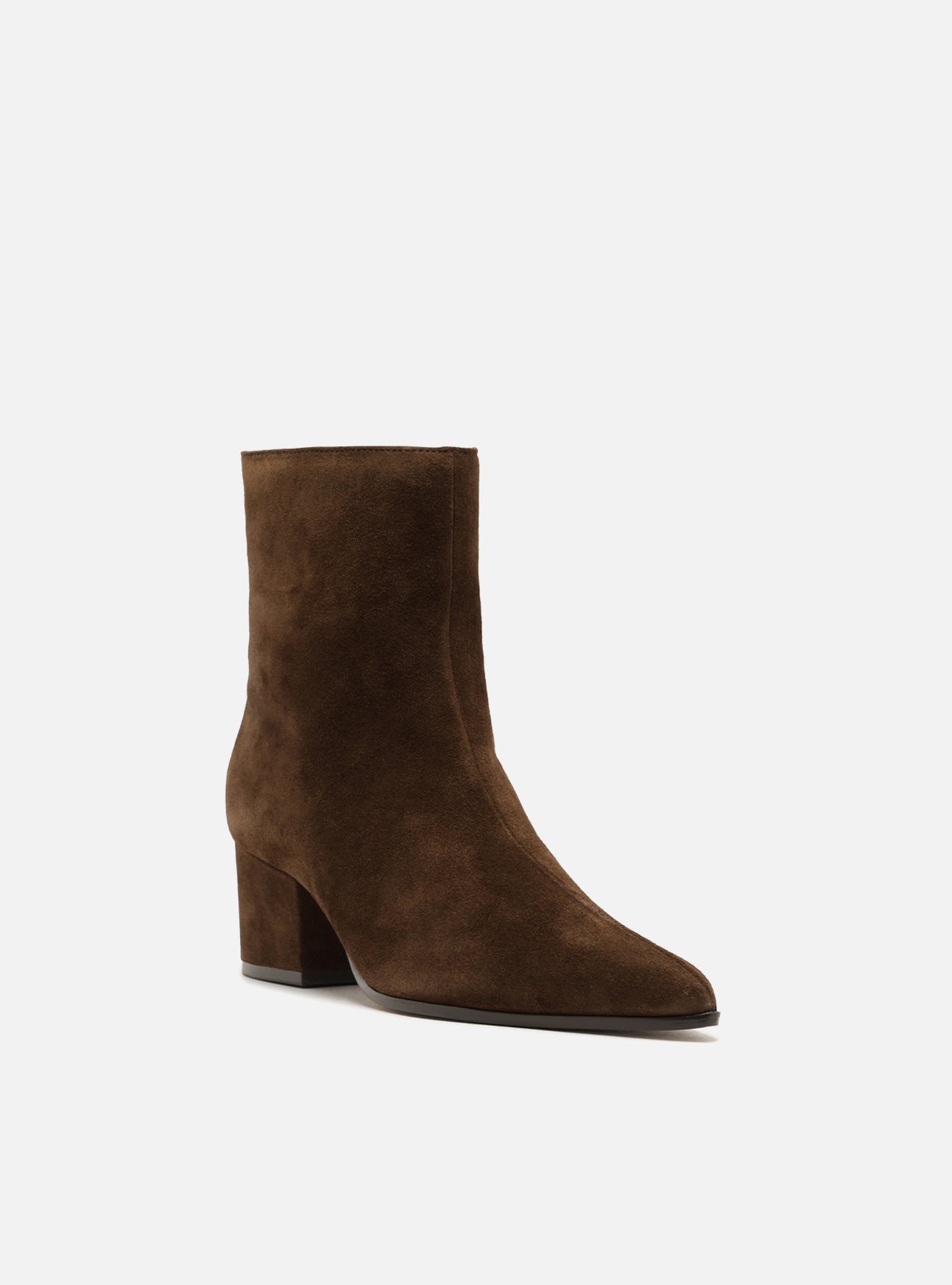 Ally Mid Block Suede Bootie Booties Fall 26