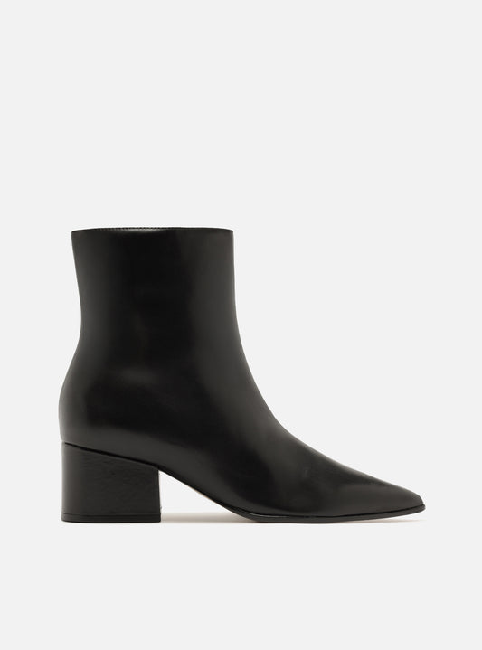 Ally Mid Block Leather Bootie Booties Fall 26