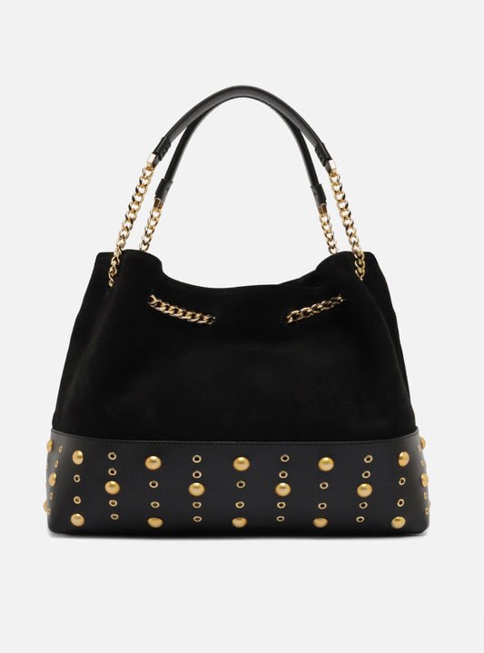 Dallas Medium Suede Hobo Handbag Handbags R/26