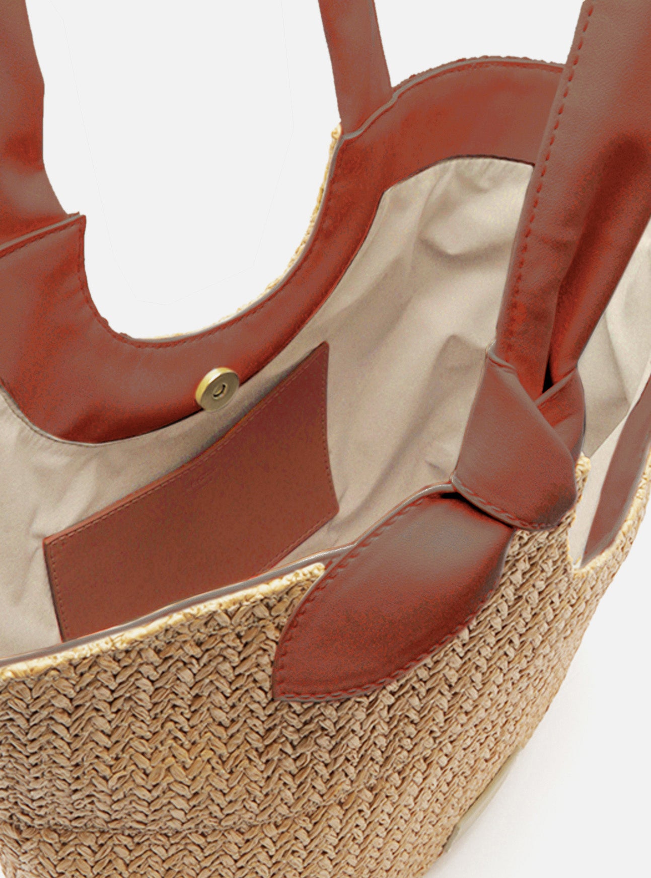 Carmela Large Leather Shopping Bag Handbags U/26