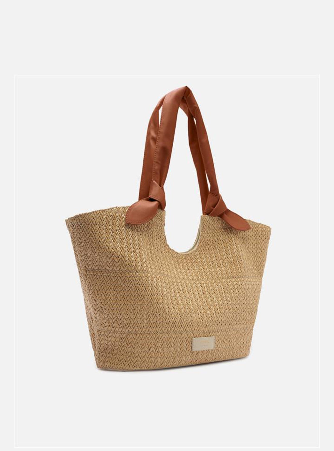 Carmela Large Leather Shopping Bag Handbags U/26