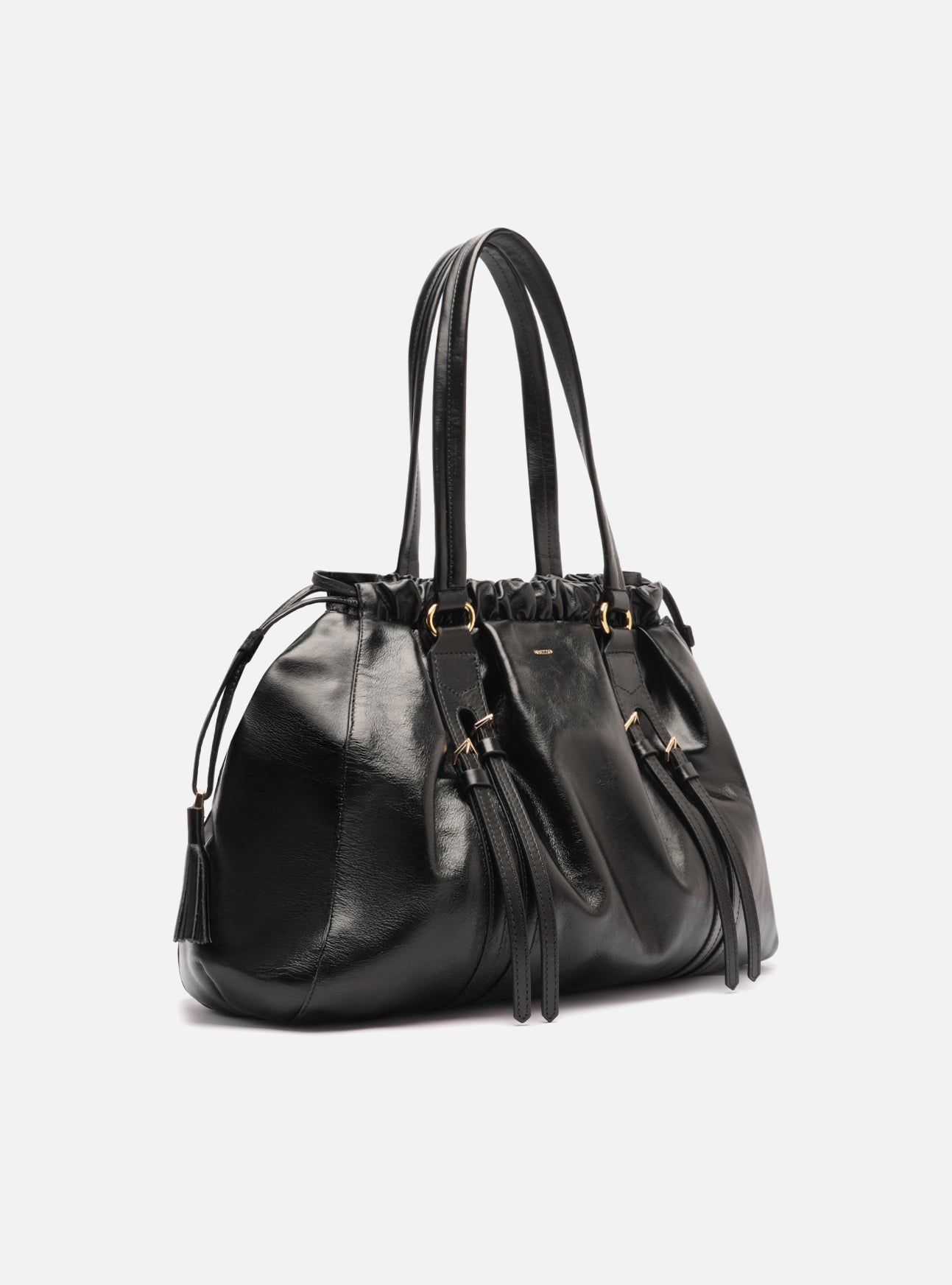 Capri Large Leather Shoulder Bag Handbag F/25