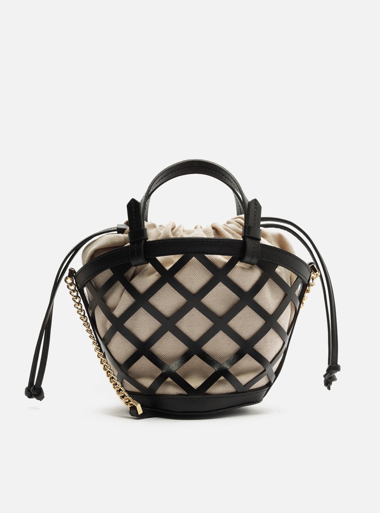 Petra Small Bucket Synthetic Handbag Handbags S/26