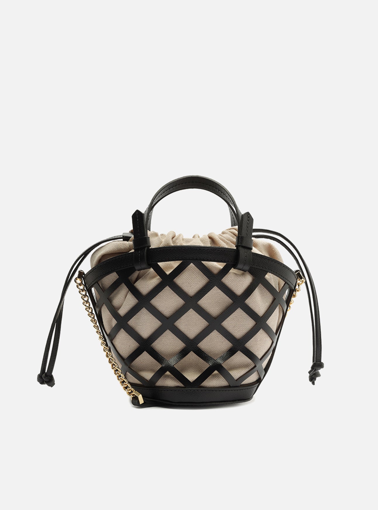Petra Small Leather Bucket Handbags S/26