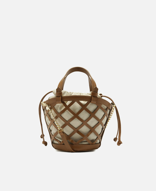 Petra Small Bucket Synthetic Handbag Handbags S/26