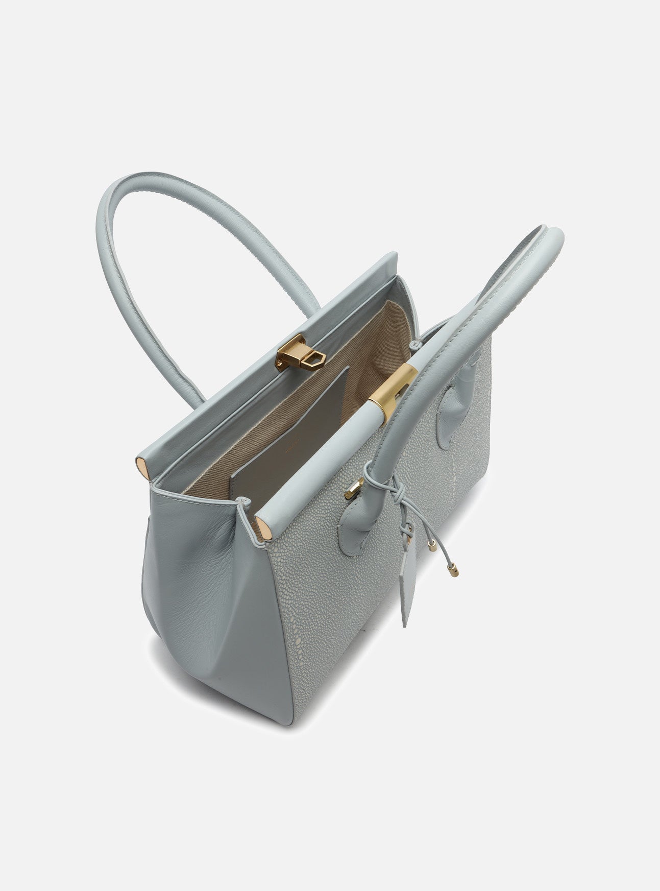 Morgan Medium Leather Tote Handbags U/26