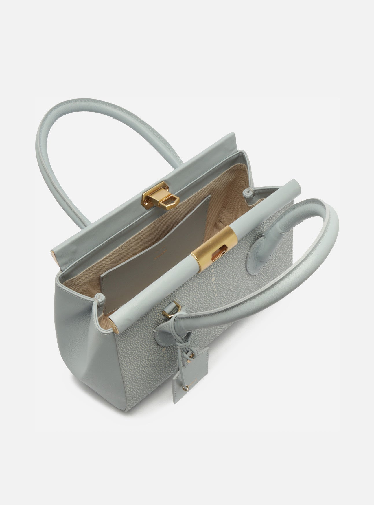 Morgan Medium Leather Tote Handbags U/26