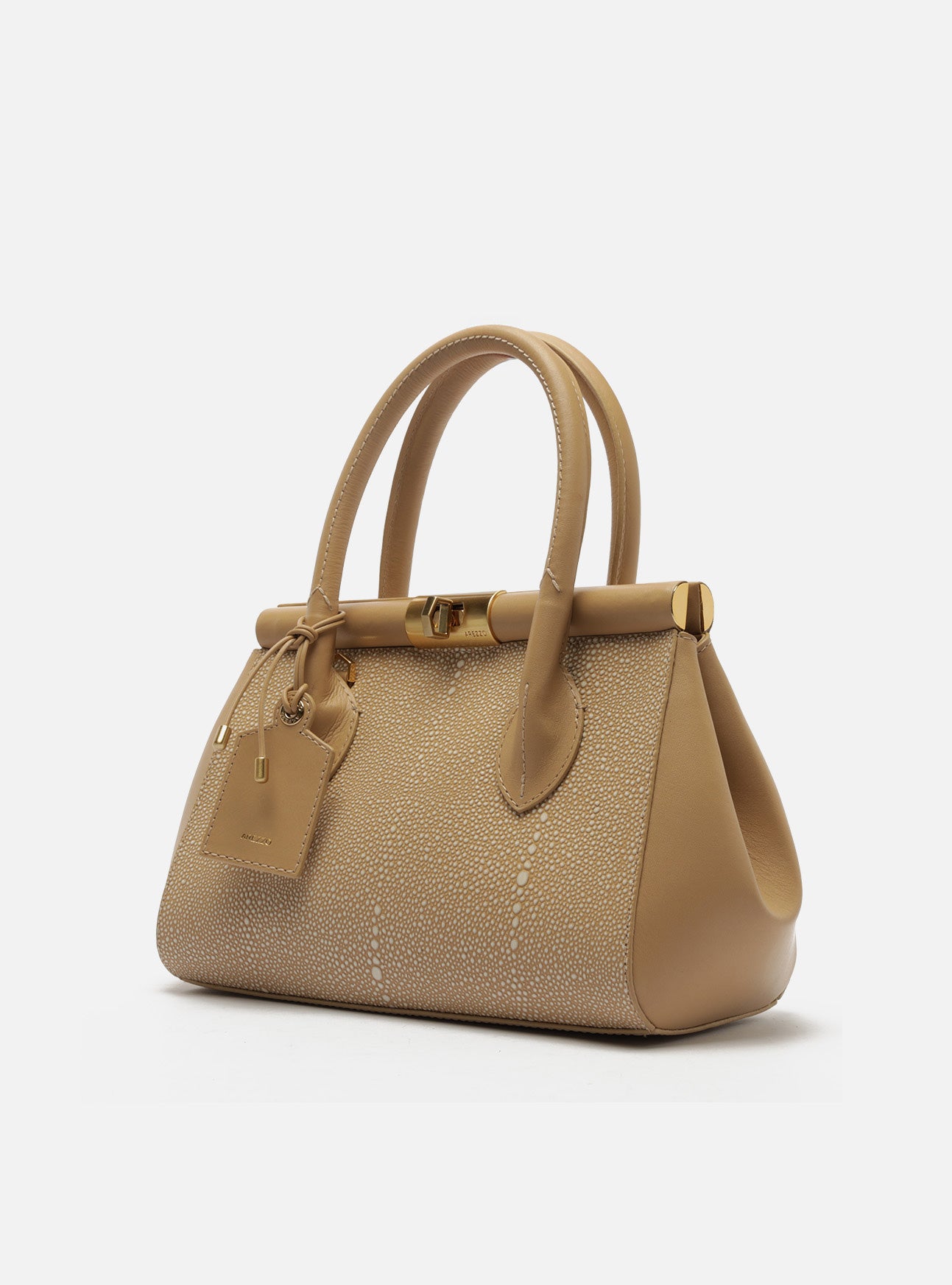 Morgan Medium Leather Tote Handbags U/26