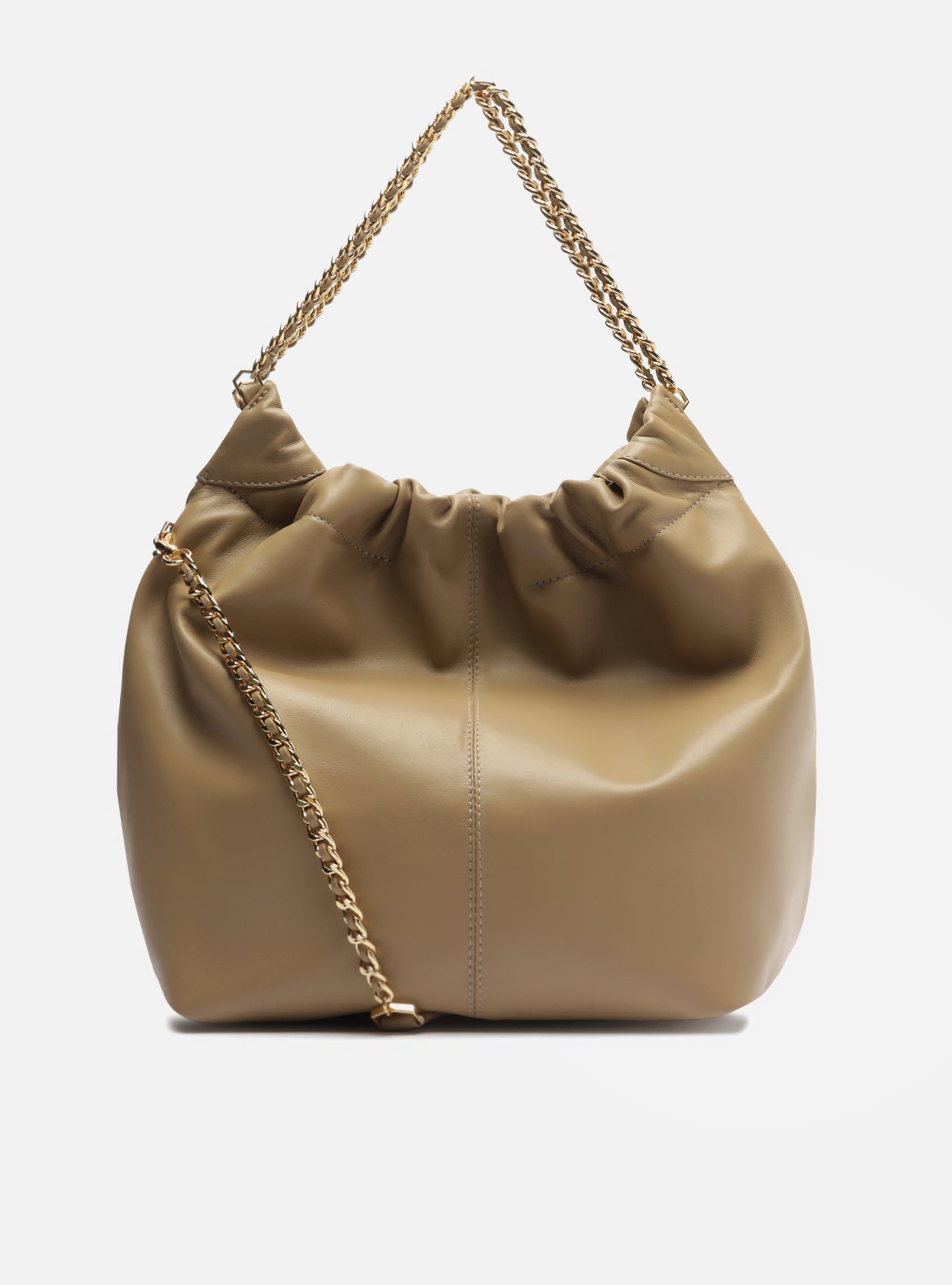 Elizabeth Medium Bucket Leather Handbag Handbags R/26