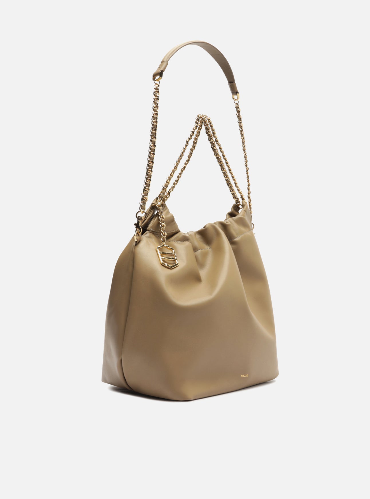 Elizabeth Medium Bucket Leather Handbag Handbags R/26