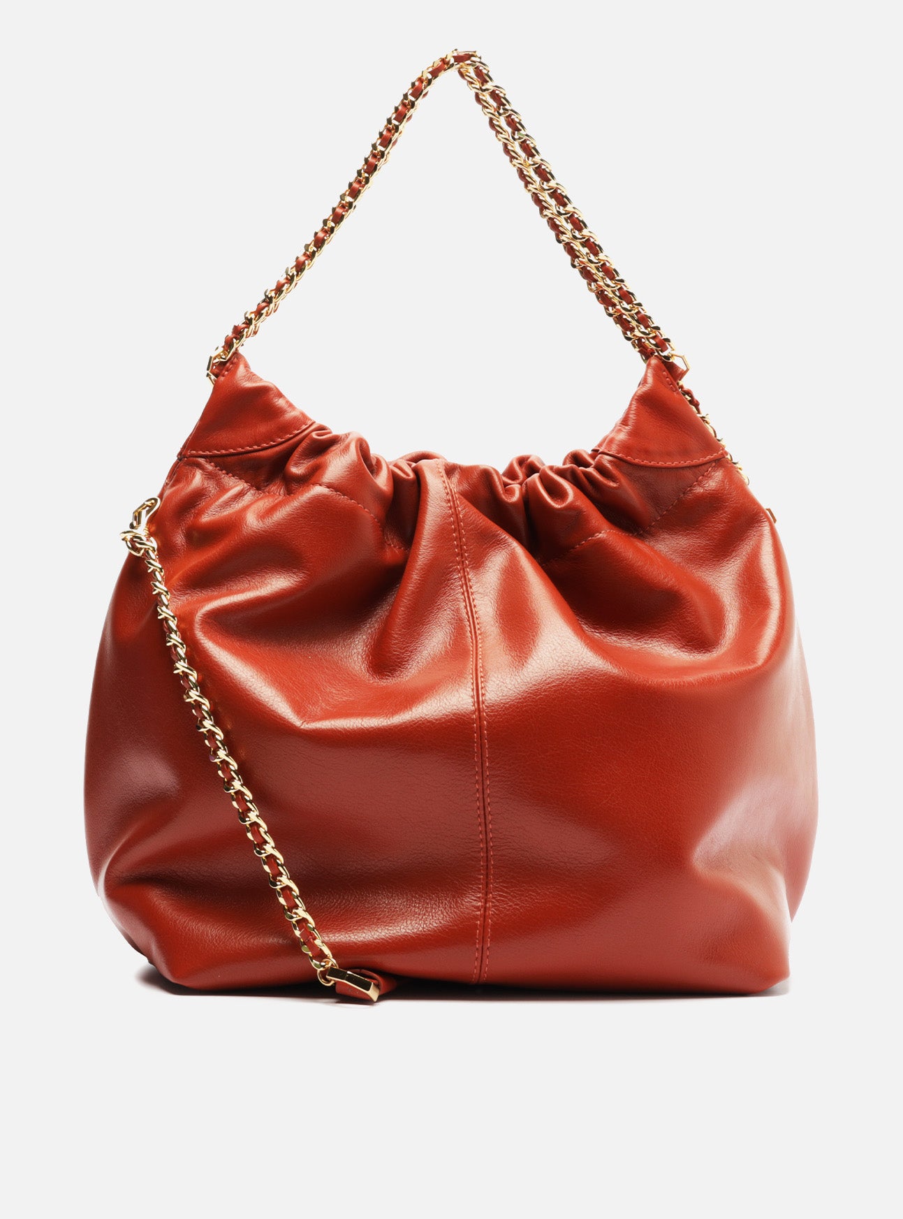 Elizabeth Medium Bucket Leather Handbag Handbags R/26