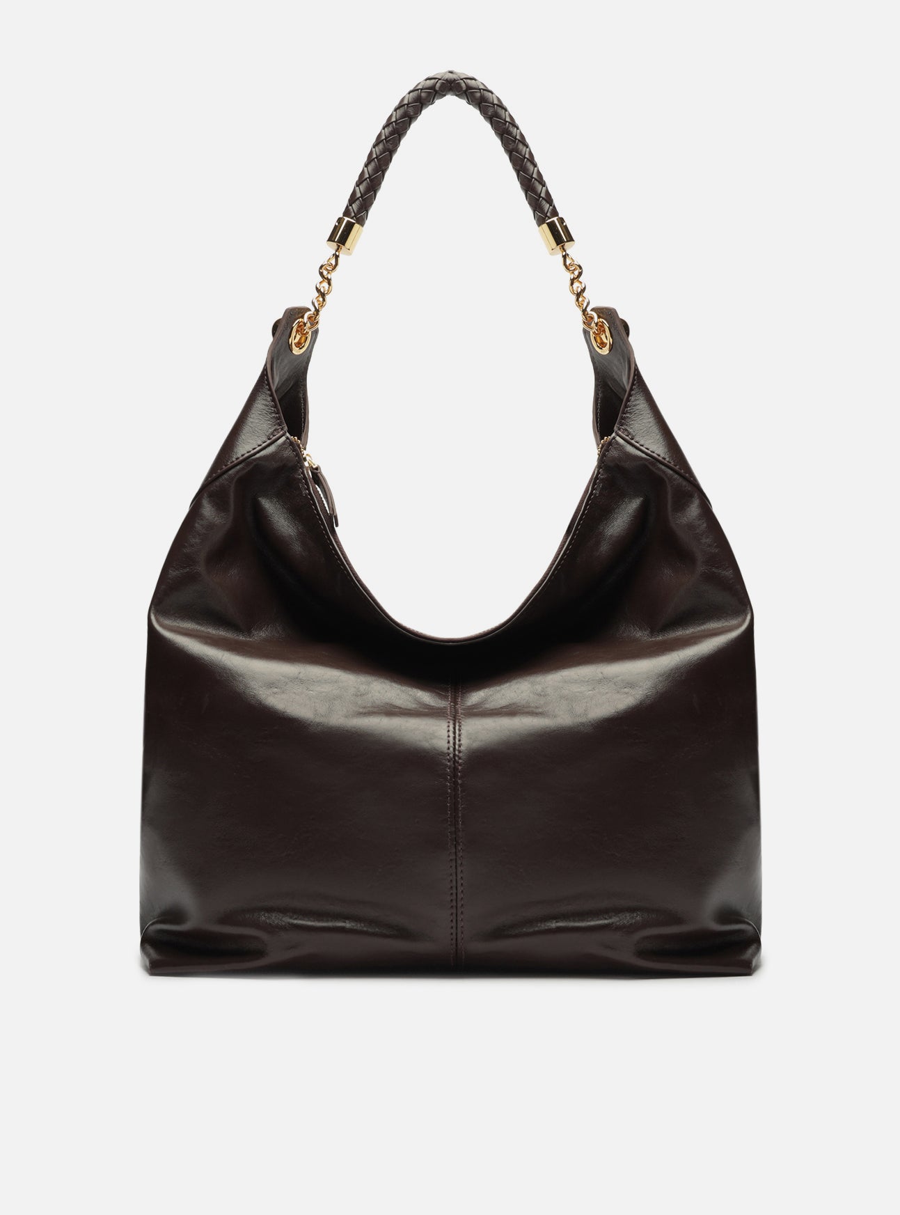 Sloane Large Leather Hobo Handbag F/25