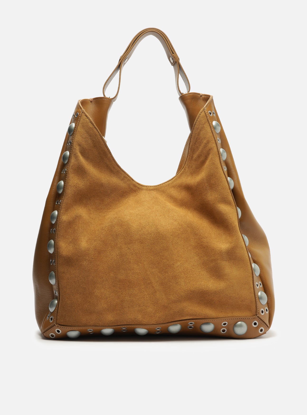 Owen Large Suede Hobo Handbag F/25