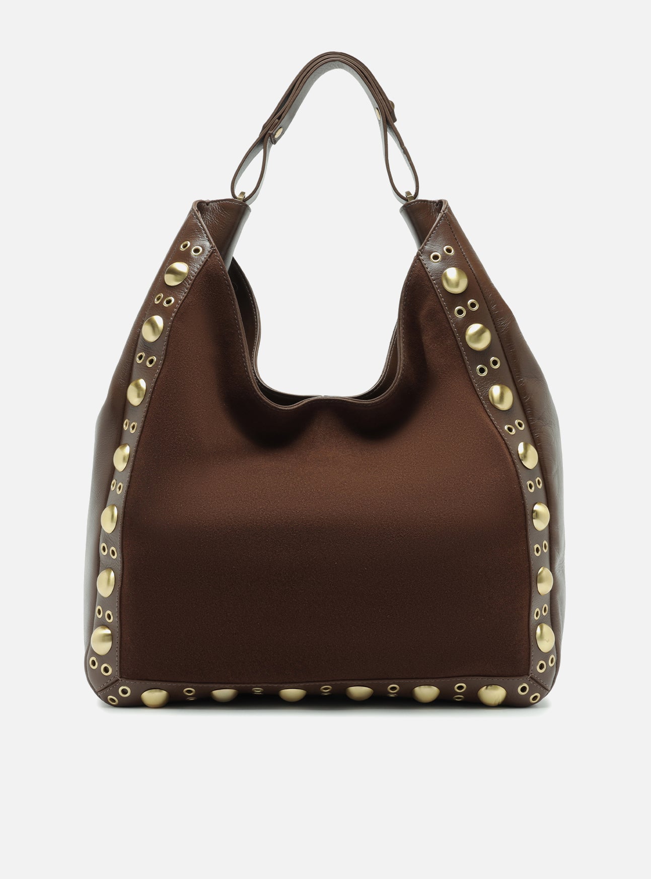 Owen Large Suede Hobo Handbag F/25