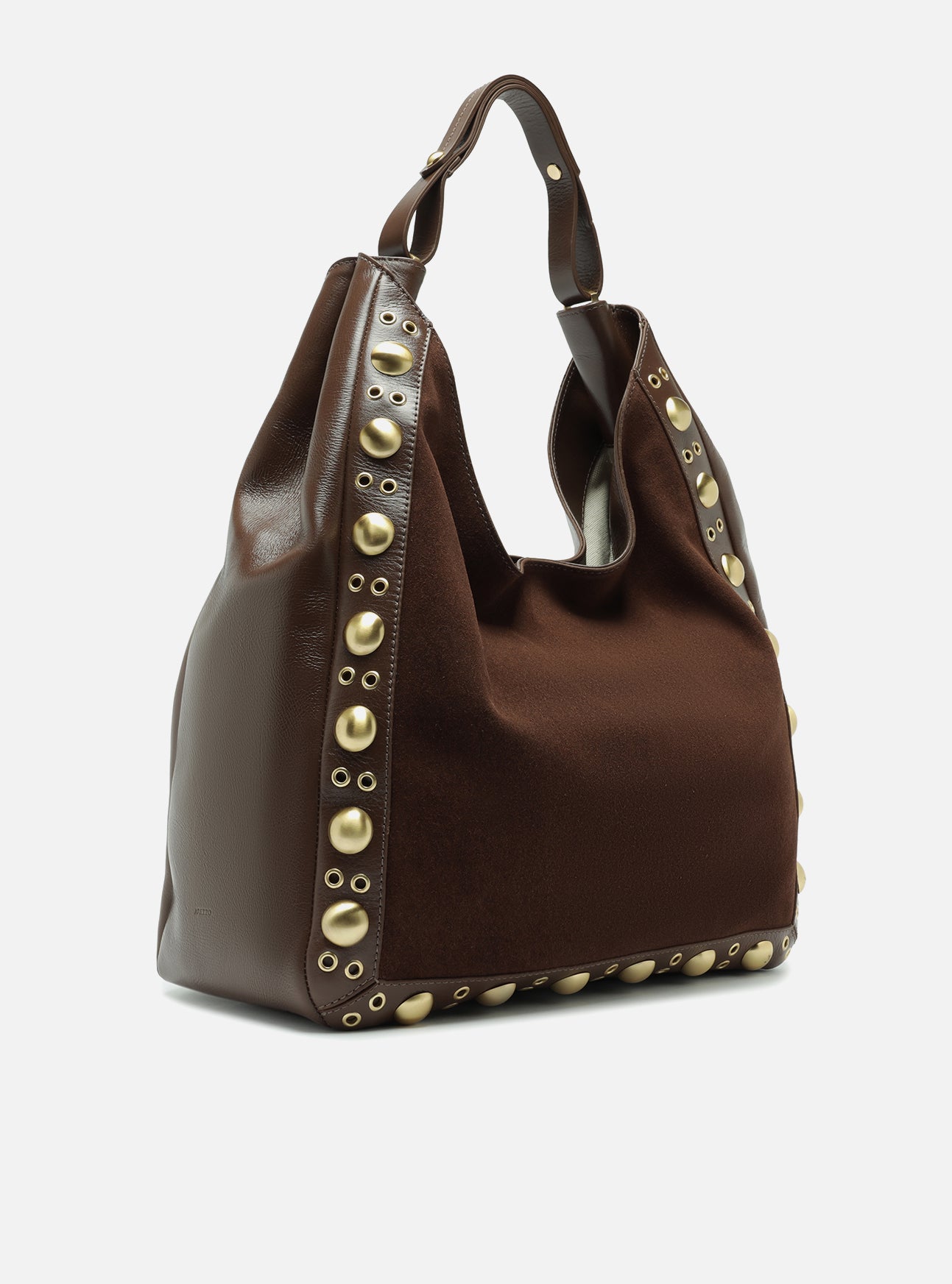 Owen Large Suede Hobo Handbag F/25