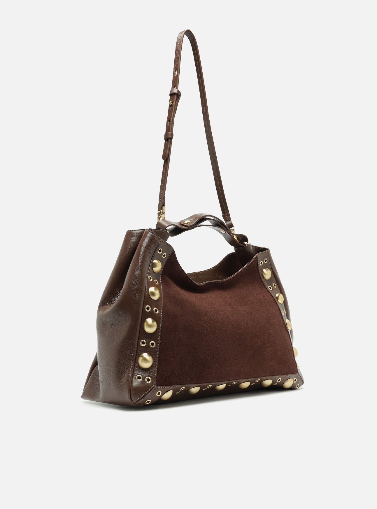 Owen Medium Suede Tote Handbag F/25