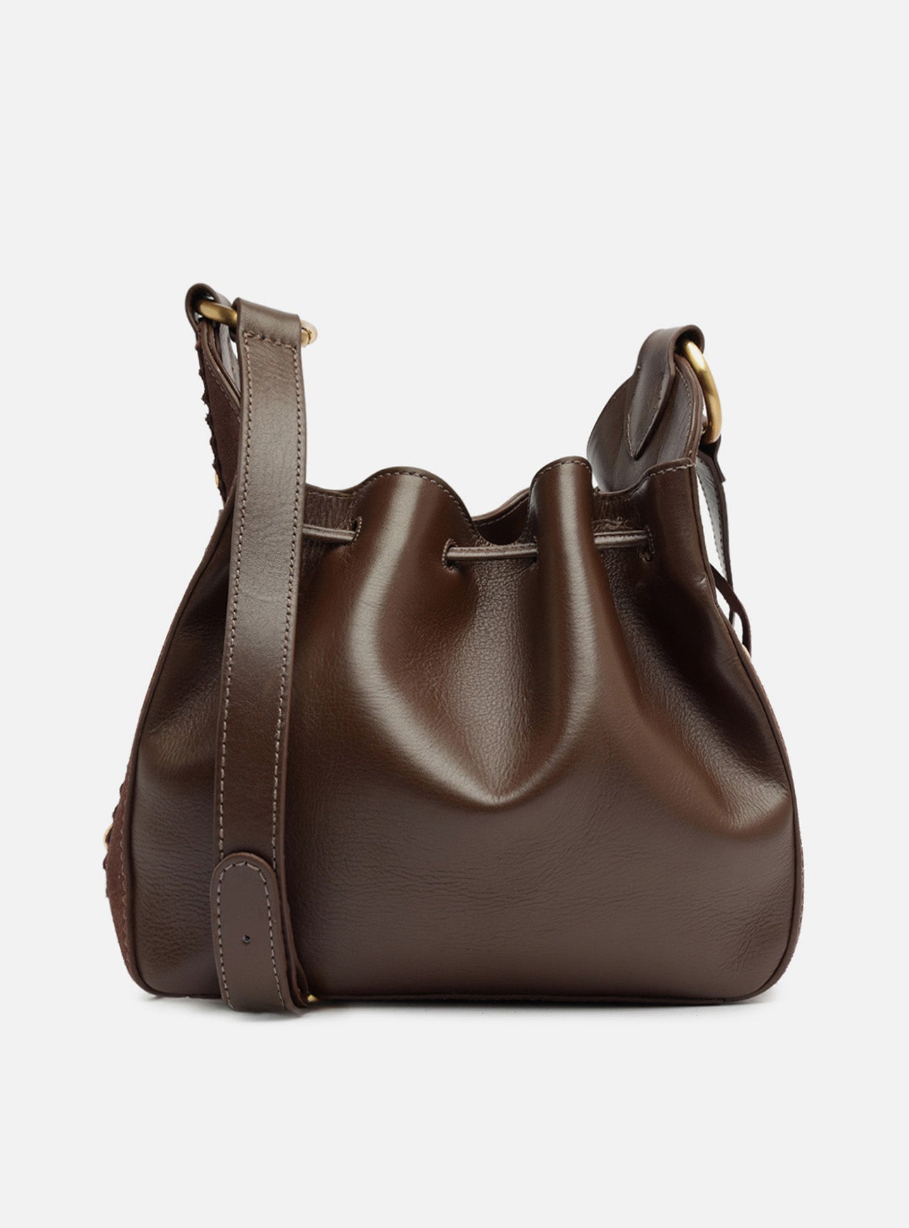 Austin Medium Suede Bucket Handbag Handbags R/26