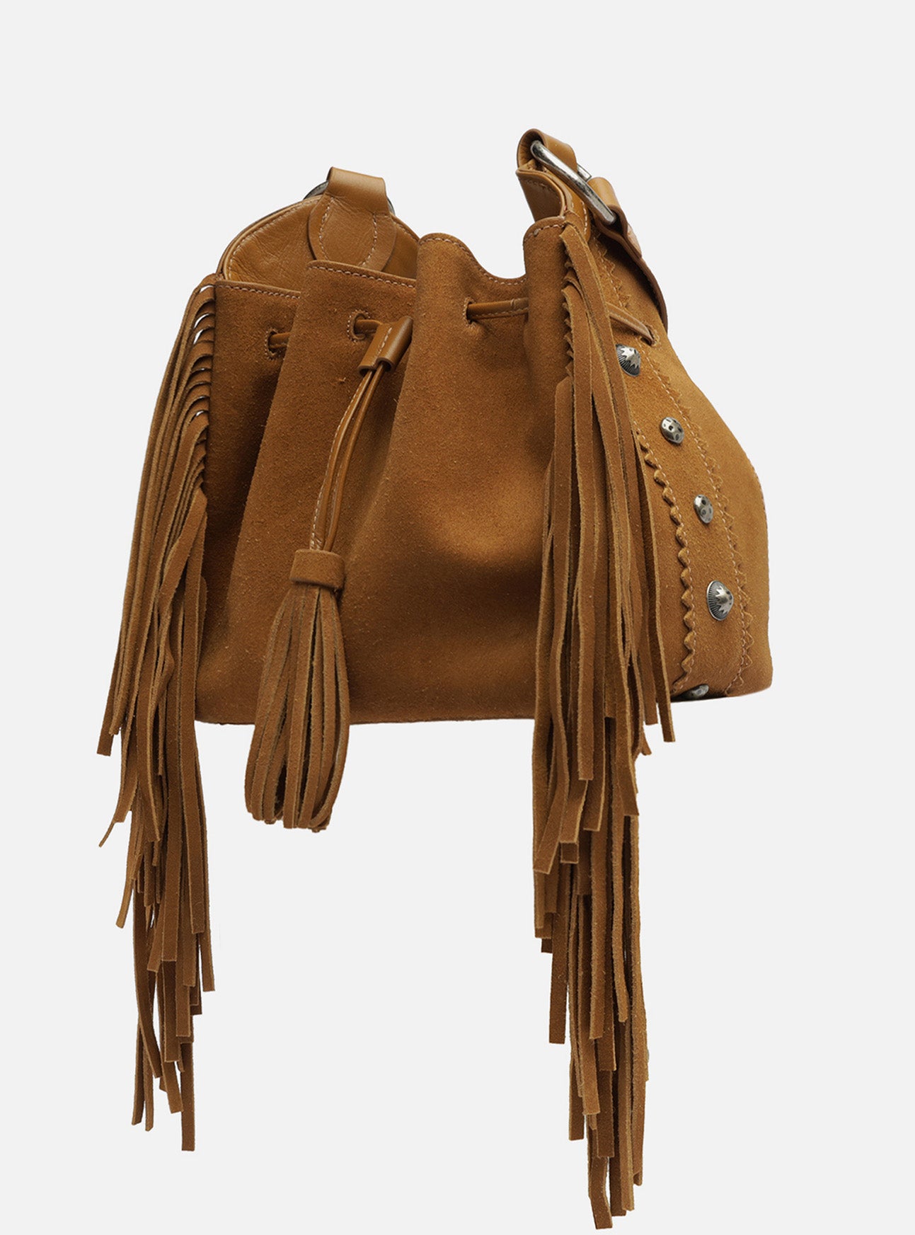 Austin Medium Suede Bucket Handbag Handbags R/26