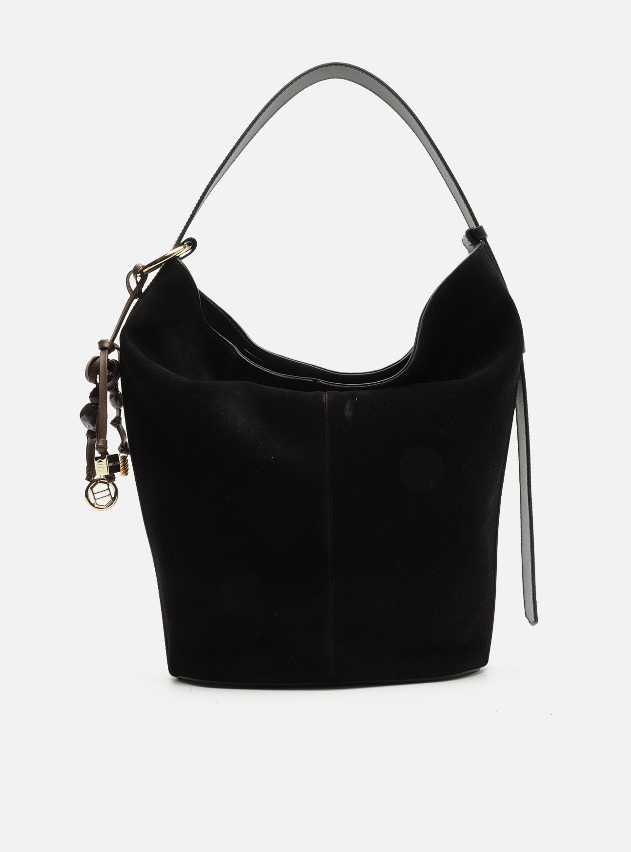 Simone Large Suede Hobo Leather Handbag Handbags S/26